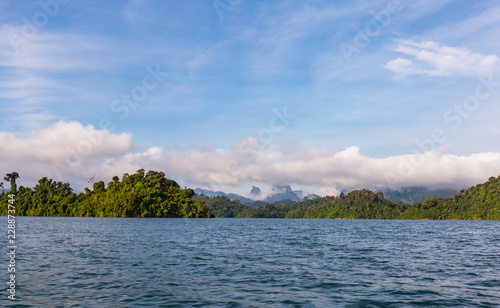 Beautiful holiday day in Khao Sok National park, Suratthani,Thailand