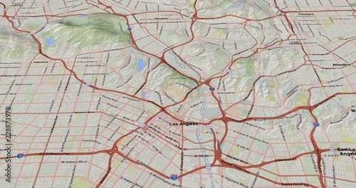 Animated 3D Map of Los Angeles