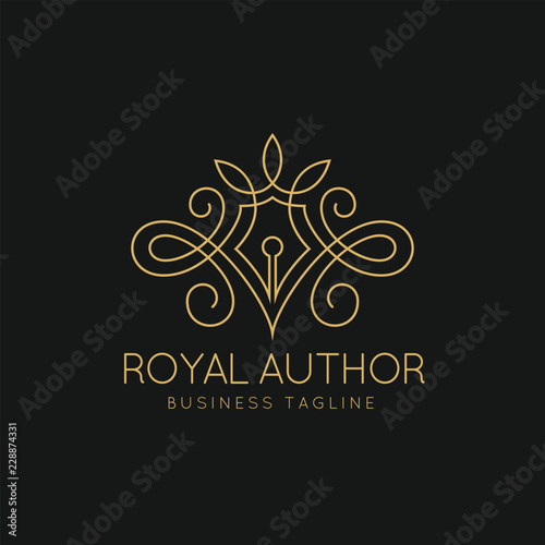 Royal Author Logo Template