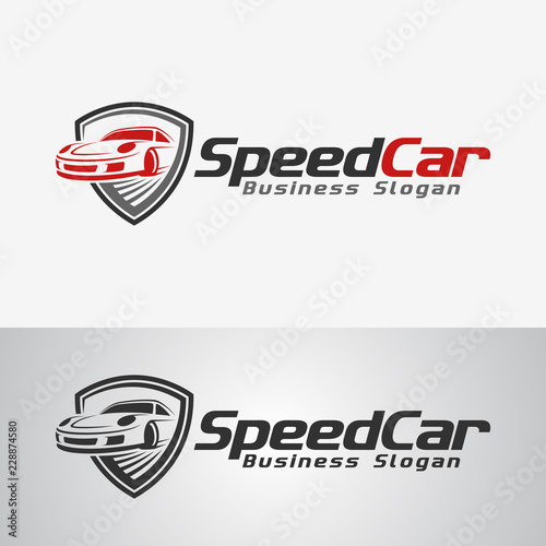 Speed Car Logo template