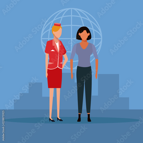 Aviation workers cartoons