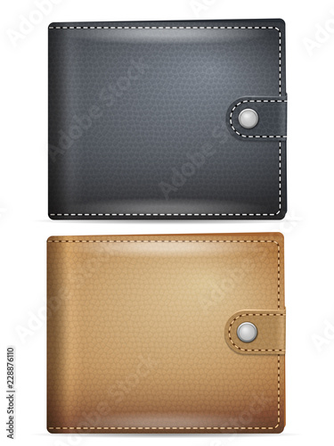 Leather wallet set