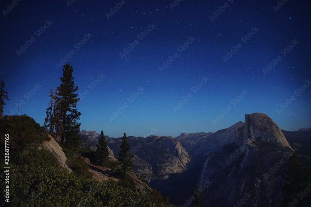 Yosemite Nationalpark Nachts | Berge der Sierra Nevada | Kalifornien