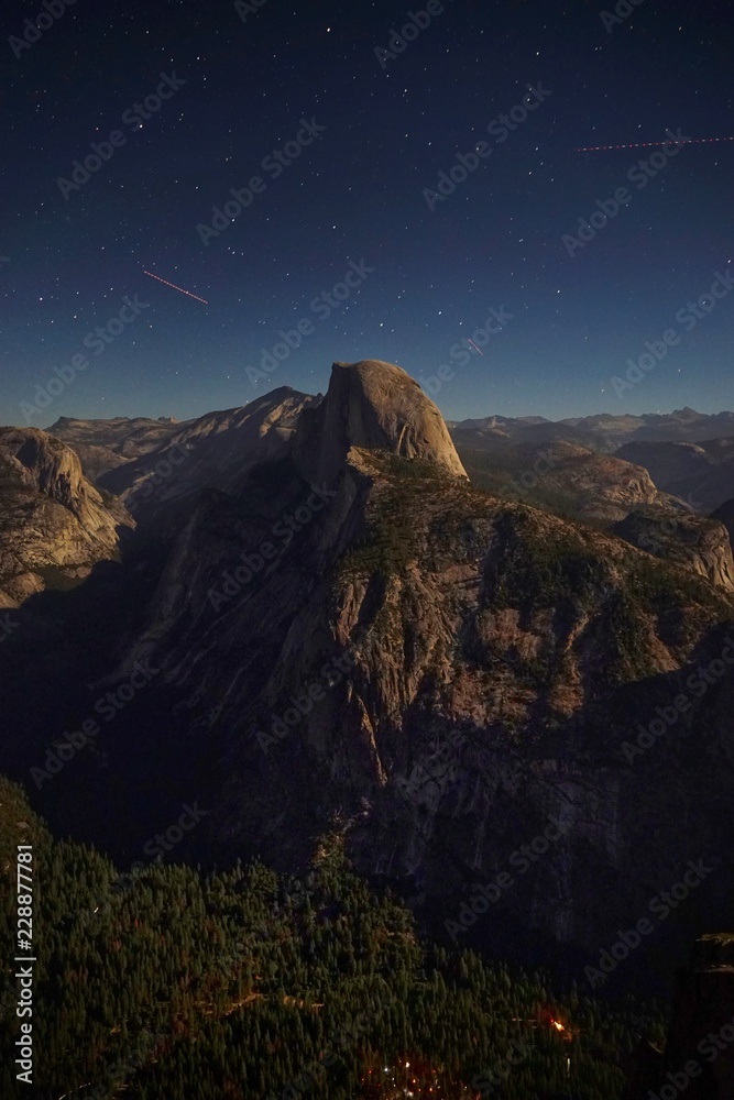 Yosemite Nationalpark Nachts | Berge der Sierra Nevada | Kalifornien