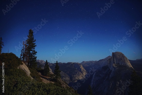 Yosemite Nationalpark Nachts   Berge der Sierra Nevada   Kalifornien