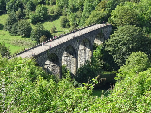 Monsal Head and bridge - Peak District , Derbyshire, England, UK