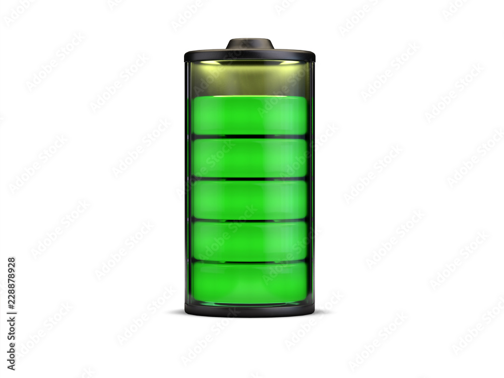 Charge Levels Battery Set,3d rendering,conceptual image. Charge Levels Battery Set,3d rendering,conceptual image.