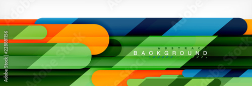 Abstract colorful lines, modern geometric background design