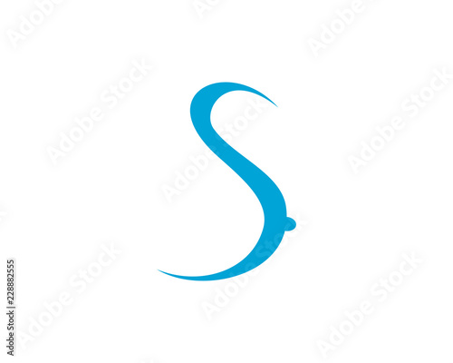 letter S breast logo icon template 1