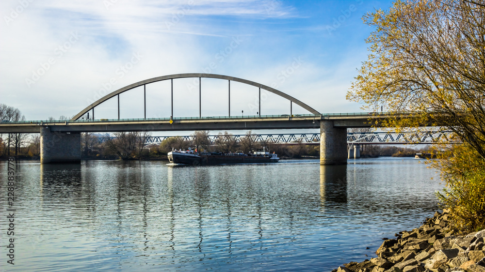 Naklejka premium Beautiful view near Deggendorf-Bavaria-Germany