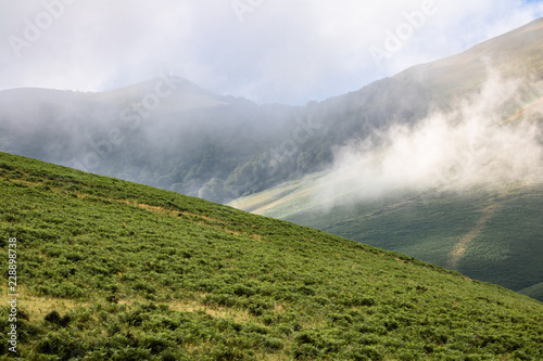 scenic landscape in Iraty mountains in summertime, basque country, france © Barbara C