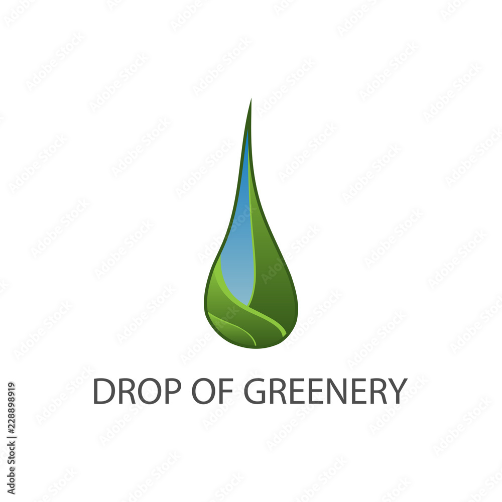 Drop of greenery Drop of greenery