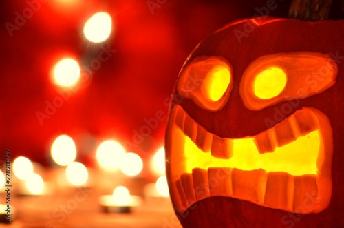 Pumpkin head for Halloween