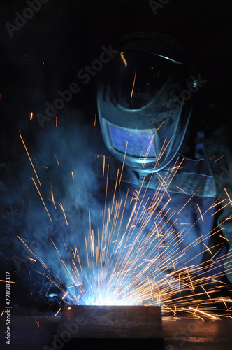 manufacture of welded products. welding of metal structures