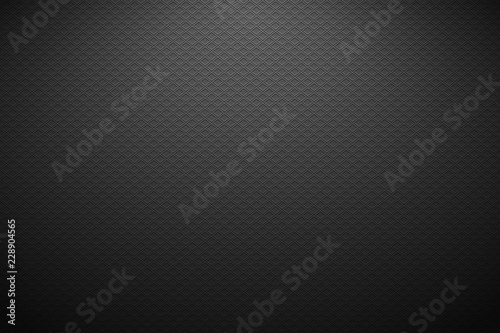 Dark horizontal background with lighting. Vector illustration.
