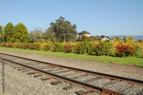 Wine Country railroad photo