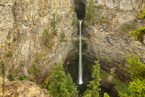 Spahats Falls in Wells Gray Provincial Park, British Columbia, Canada photo