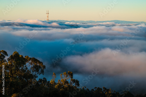 Sutro Tower in Fog