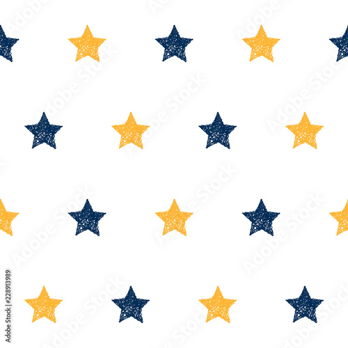 Abstract handmade seamless pattern background. Childish handcrafted wallpaper for design card, baby nappy, diaper, scrapbook, holiday wrapping paper, textile, bag print, t shirt etc.