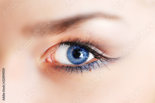 Beautiful female eyeClose-up of eye