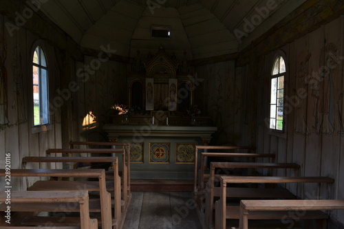 abandoned village church