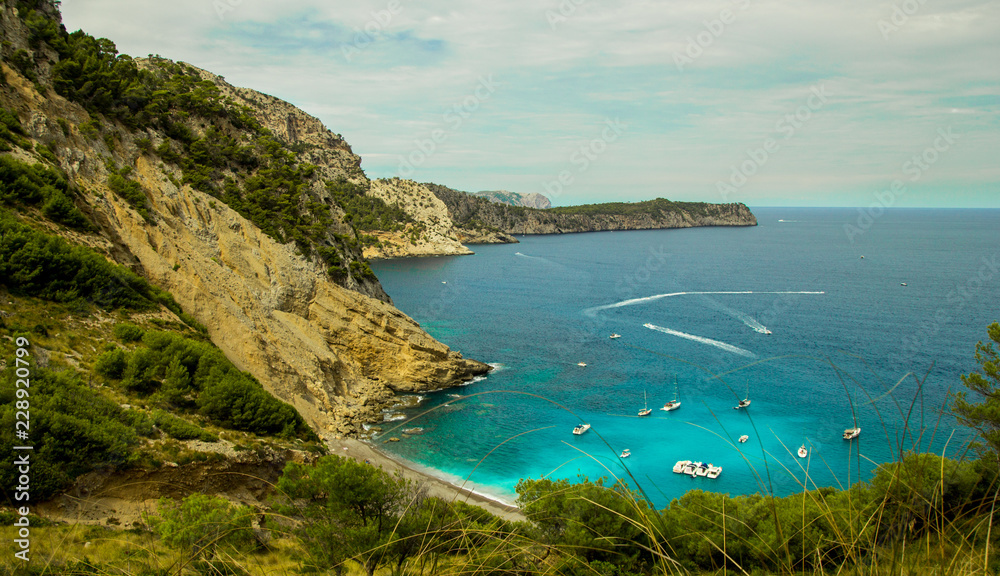 Paradise beach in Mallorca