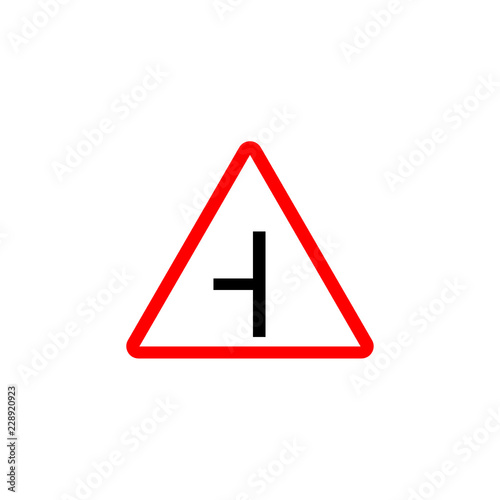 Road sign. Adjoining secondary road 2
