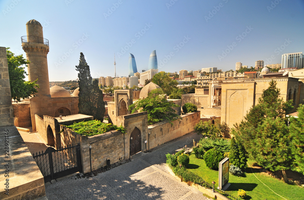 Fototapeta premium Baku - the capital and largest city of Azerbaijan 