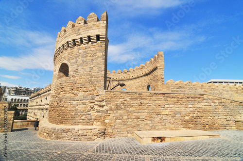 Azerbejdżan, Baku, panorama, widok, pejzaż, stolica, miasto, Azja, azjatycki, 
 #228922942
