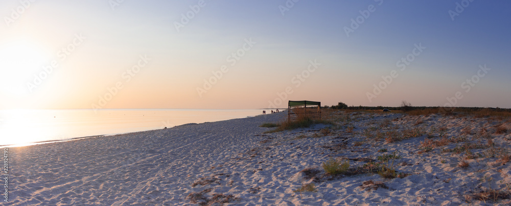 Obraz premium Sea and the sunset on Kinburn.