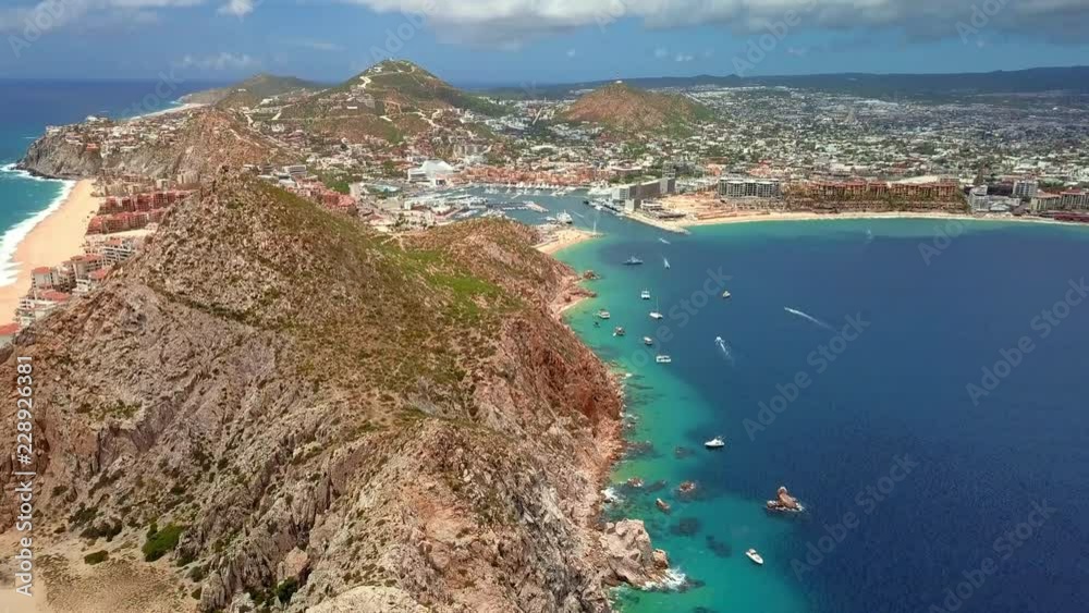 Aerial Forward: Scenic View of Bay of Mexico Aerial Forward: Scenic View of Bay of Mexico