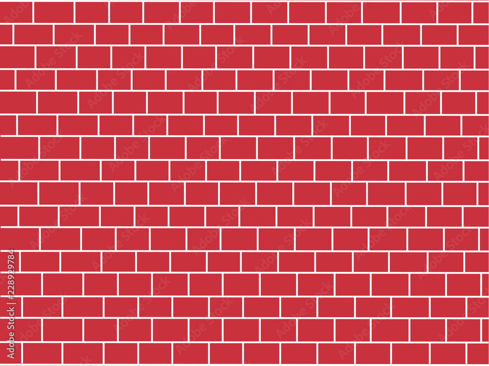Obraz premium Стена из красного кирпича