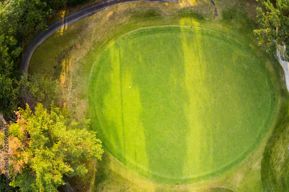 Fototapeta Pole golfowe Drone