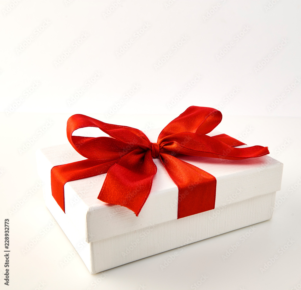 box and big red bow box and big red bow