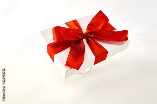 box and big red bow