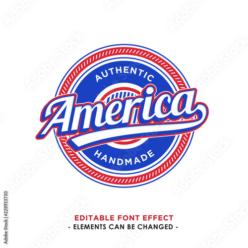 America classic badge