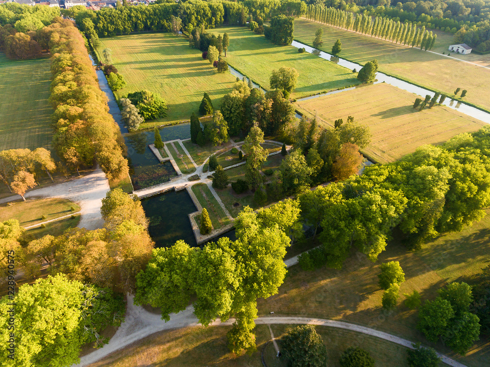 Gardens of Richelieu, Indre-et-Loire, Centre-Val de Loire, France