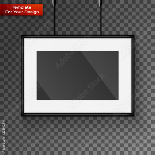 Realistic frame. Perfect for your presentations