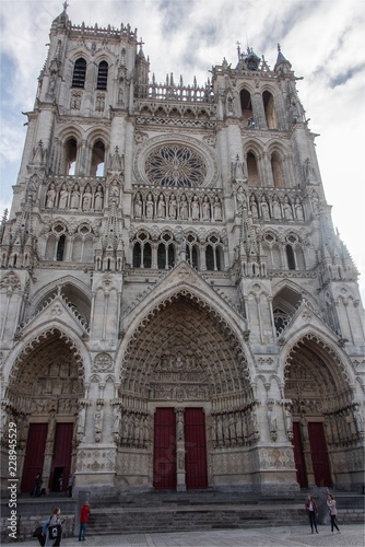 la cathédrale d'Amiens dans la Somme en France