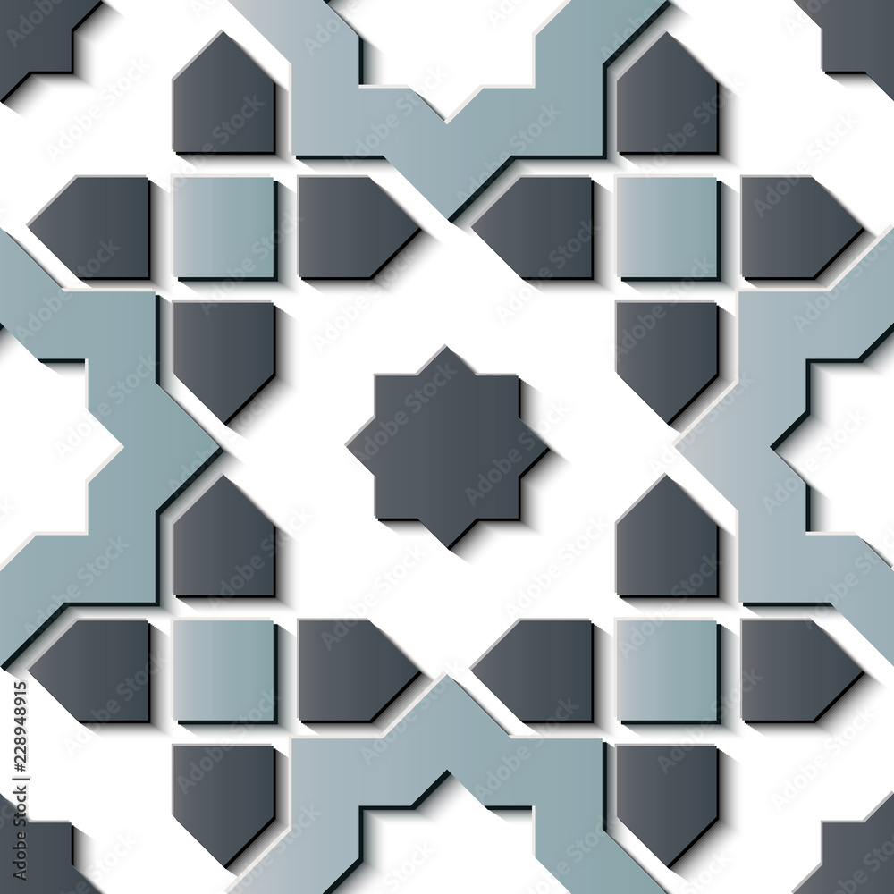 Seamless relief sculpture decoration retro pattern star geometry cross kaleidoscope Seamless relief sculpture decoration retro pattern star geometry cross kaleidoscope