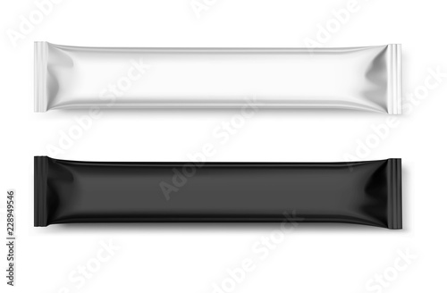 Blank template of packaging stick. Vector illustration. EPS10.