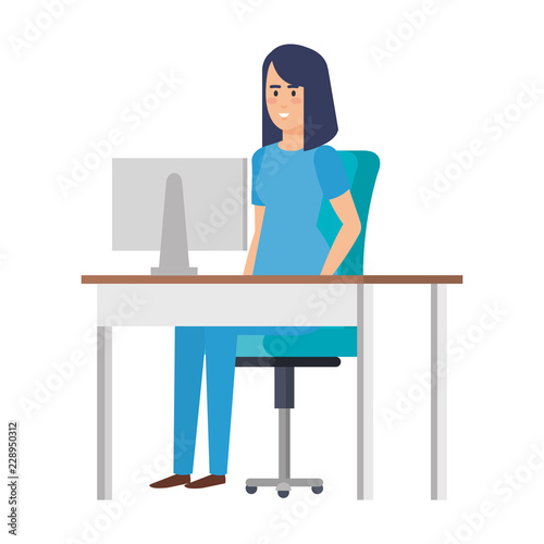 female practitioner in consulting room