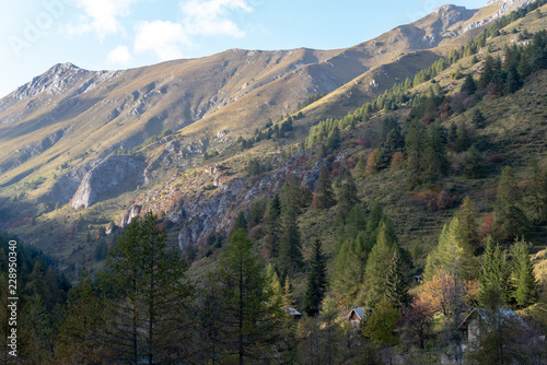 Italy, Ligurian Alps in autumn