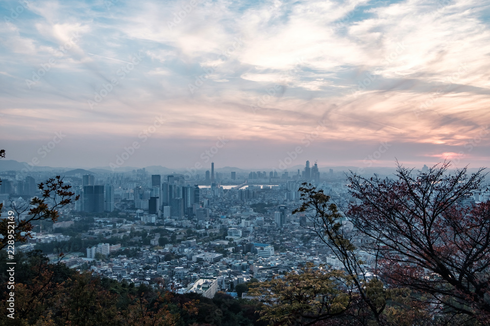 Obraz premium Seoul N Tower Landscape