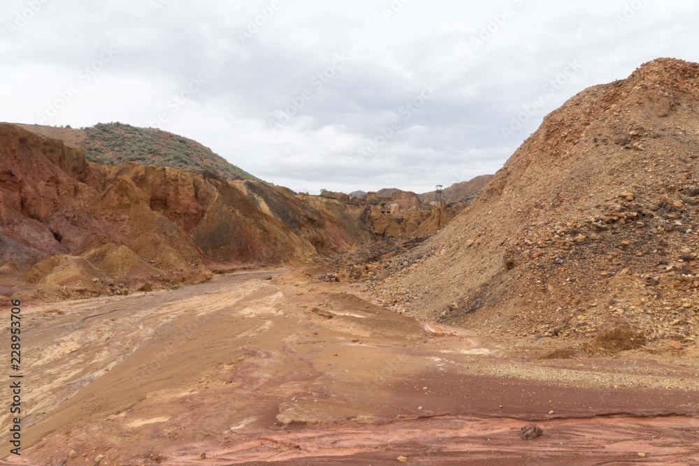 Kupfermine Murcia Spanien