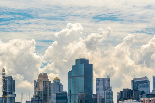 Cityscape with building in city of Bangkok