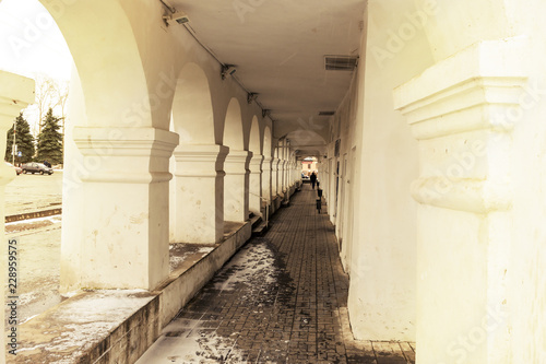 Old passage with row of archways © Maksim Lobanov