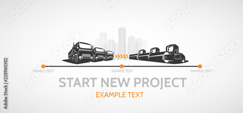 Heavy construction equipment, trucks and asphalt rollers.