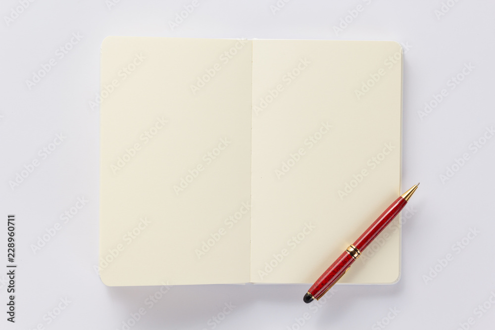 notebook or book on white background notebook or book on white background