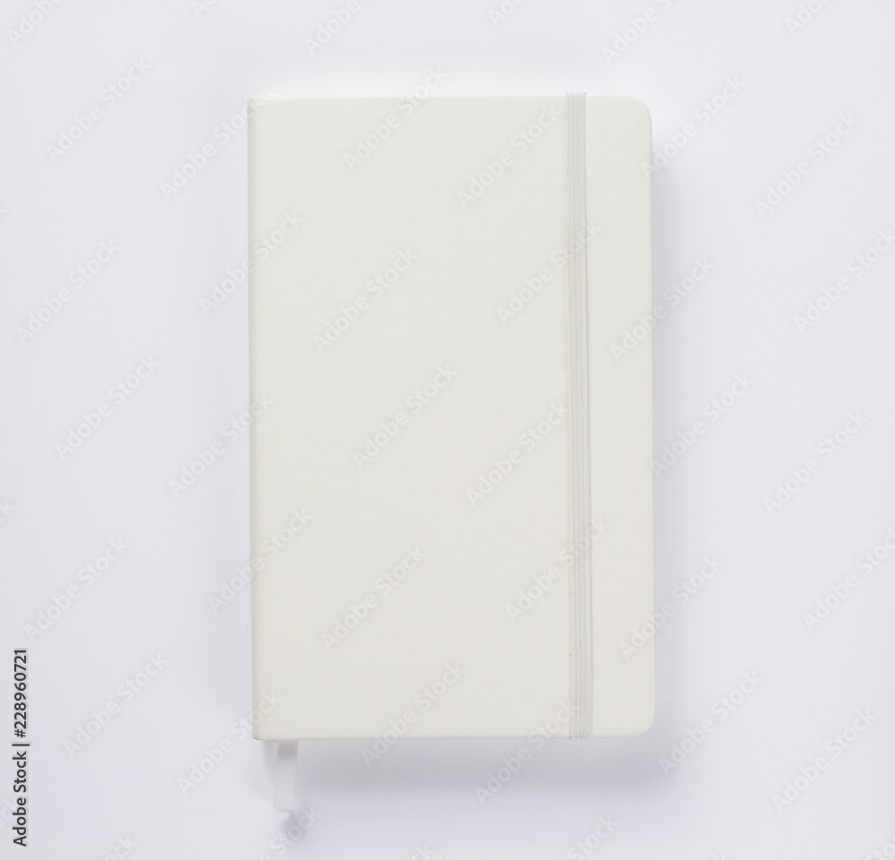 notebook or book on white background notebook or book on white background